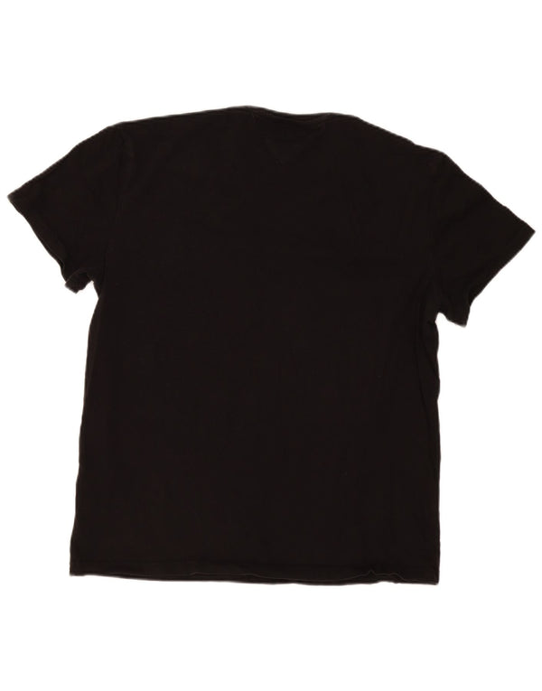 Camiseta masculina Tommy Hilfiger grande preta