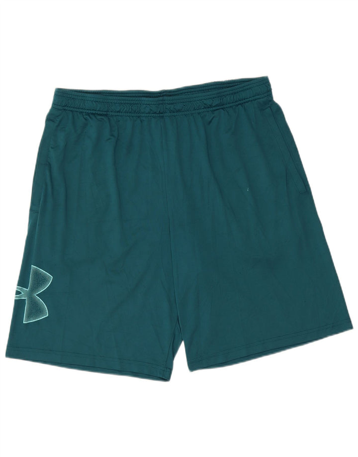 Shorts esportivos masculinos Under ARMOUR Heat Gear Graphic XL azul