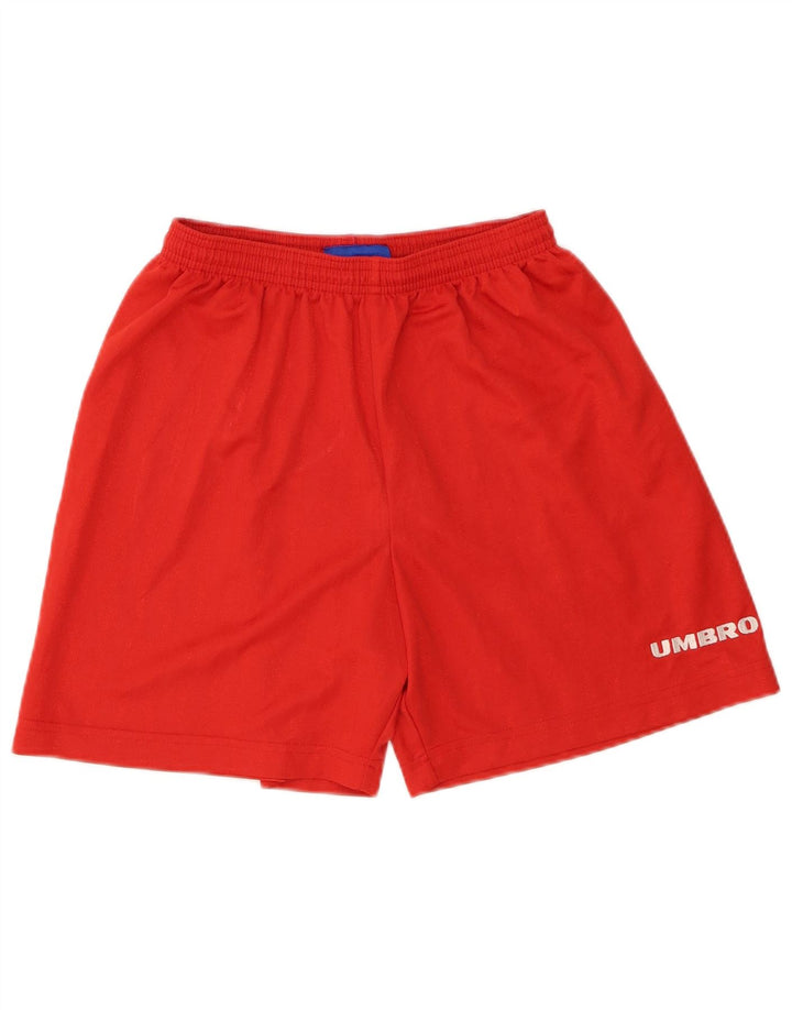 Umbro Mens Sport Shorts Pequeno Poliéster Vermelho