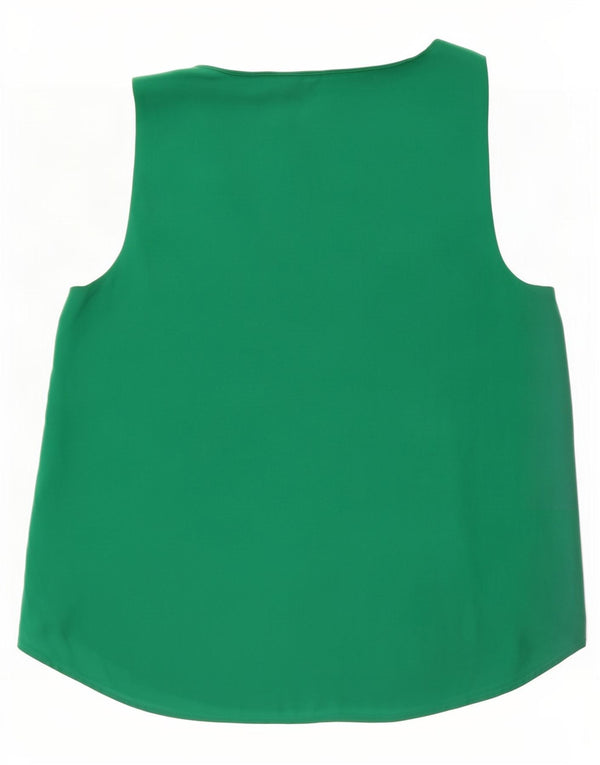 Colete feminino Oasis UK 16 grande poliéster verde
