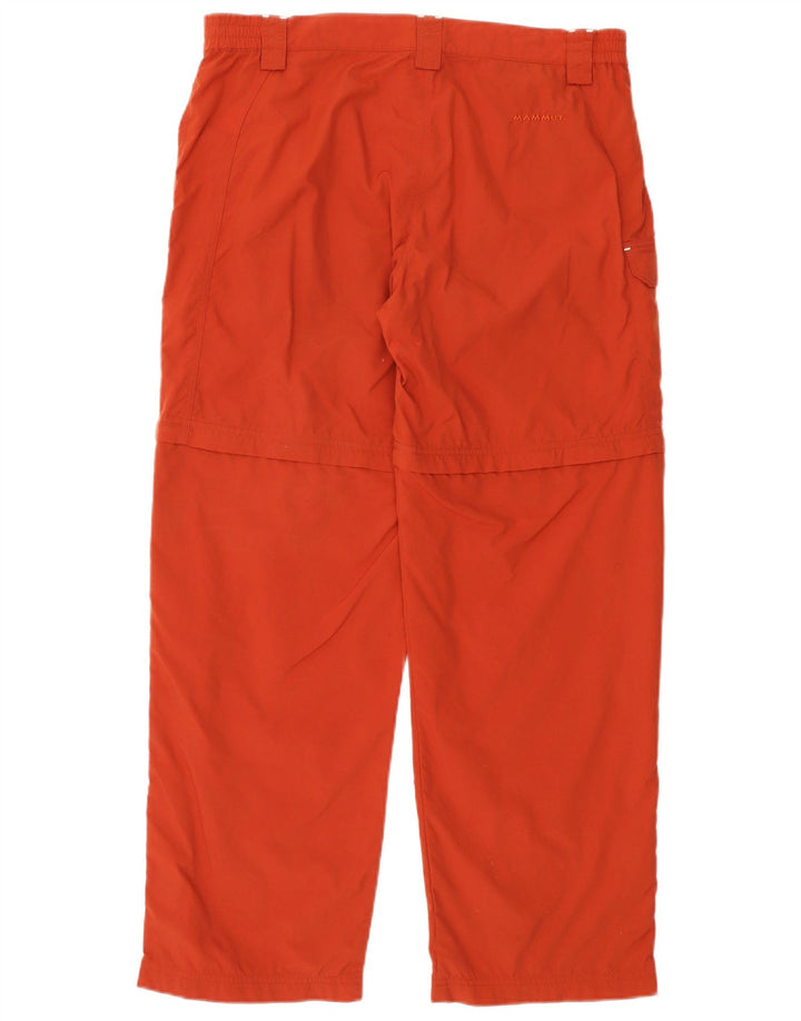 Calça cargo feminina reta MAMMUT EU 44 XL W36 L30 nylon vermelho