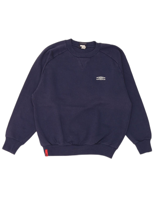 Moletom Umbro Menino 12-13 Anos XL Azul Marinho Poliéster