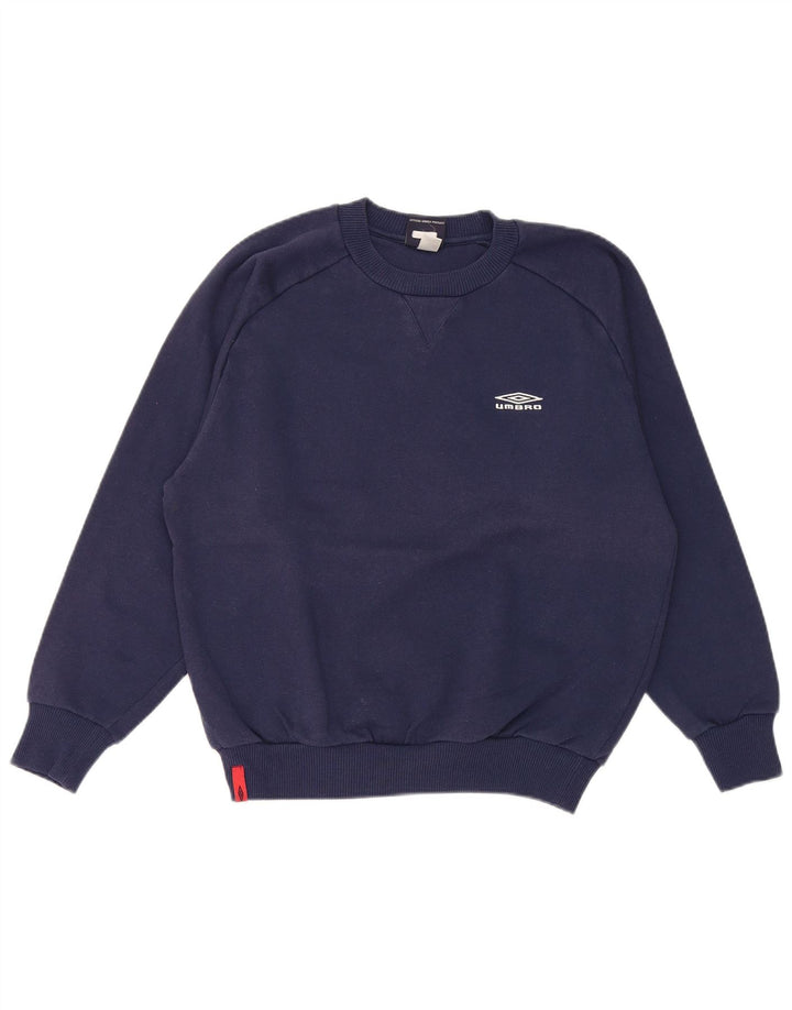 Moletom Umbro Menino 12-13 Anos XL Azul Marinho Poliéster