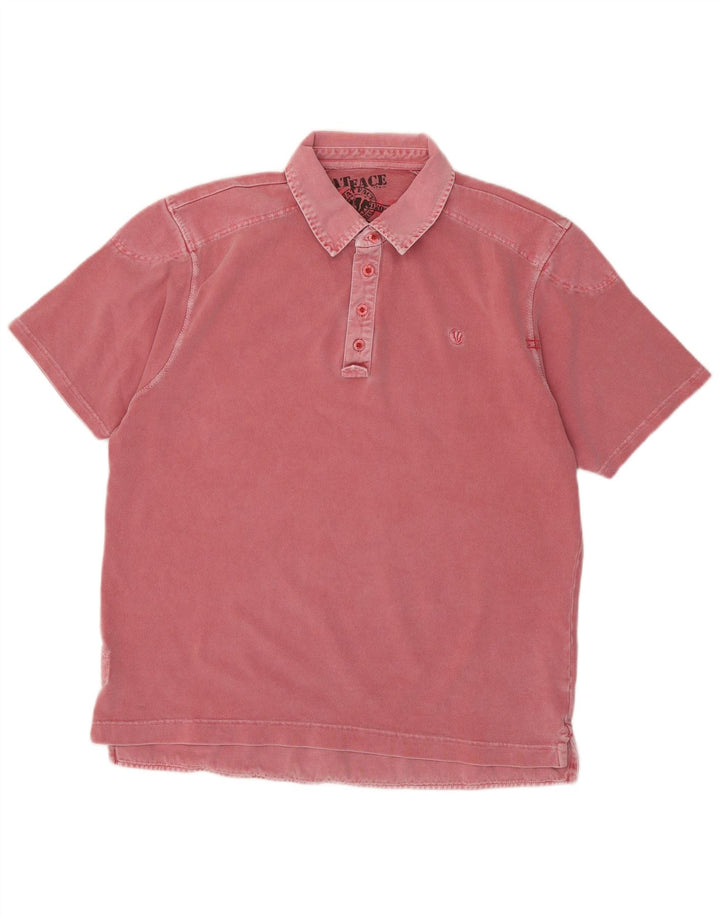 Camisa pólo masculina FAT FACE rosa médio