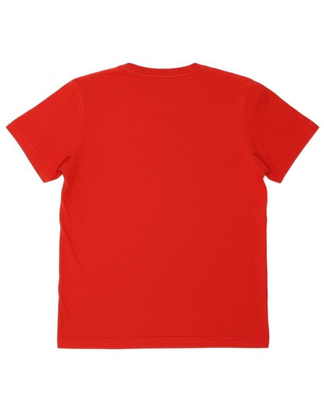 Camiseta estampada Champion Boys 11-12 anos grande algodão vermelho