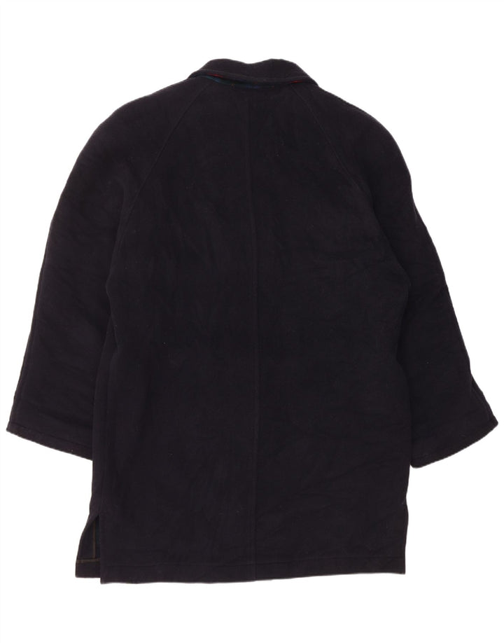 Sobretudo masculino PIERRE CARDIN UK 40 grande caxemira azul marinho