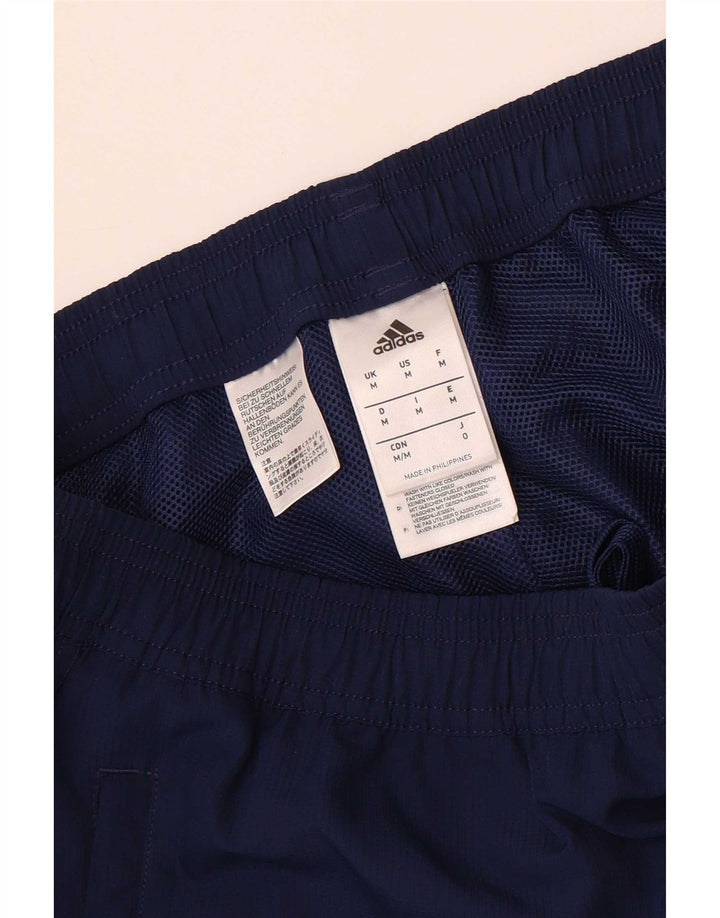 Calça de treino masculina Adidas Climalite médio azul marinho poliéster