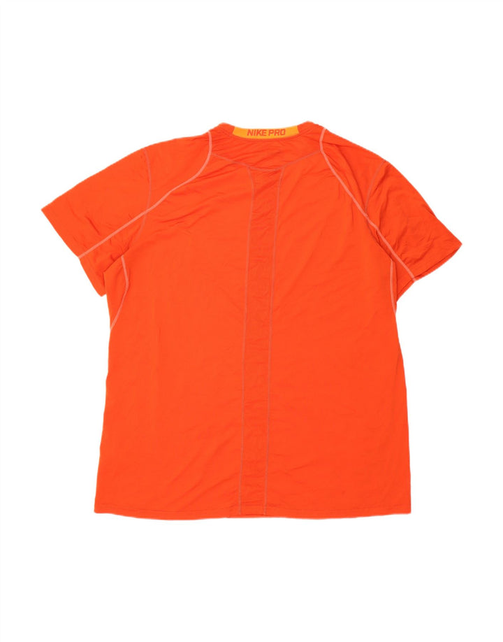 Camiseta Nike Masculina Dri Fit Top 2XL Laranja
