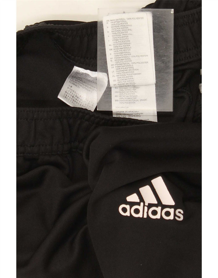 Calça de treino feminina Adidas UK 12 poliéster preto médio