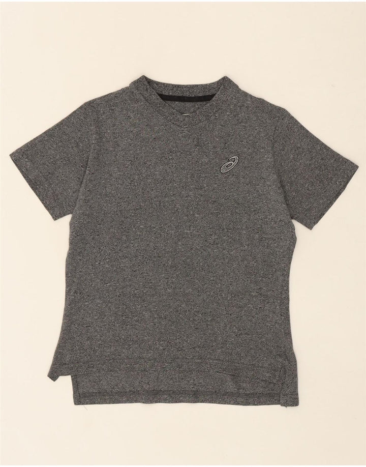 ASICS Womens T-Shirt Top UK 16 Large Grey Vintage Asics and Second-Hand Asics from Messina Hembry 