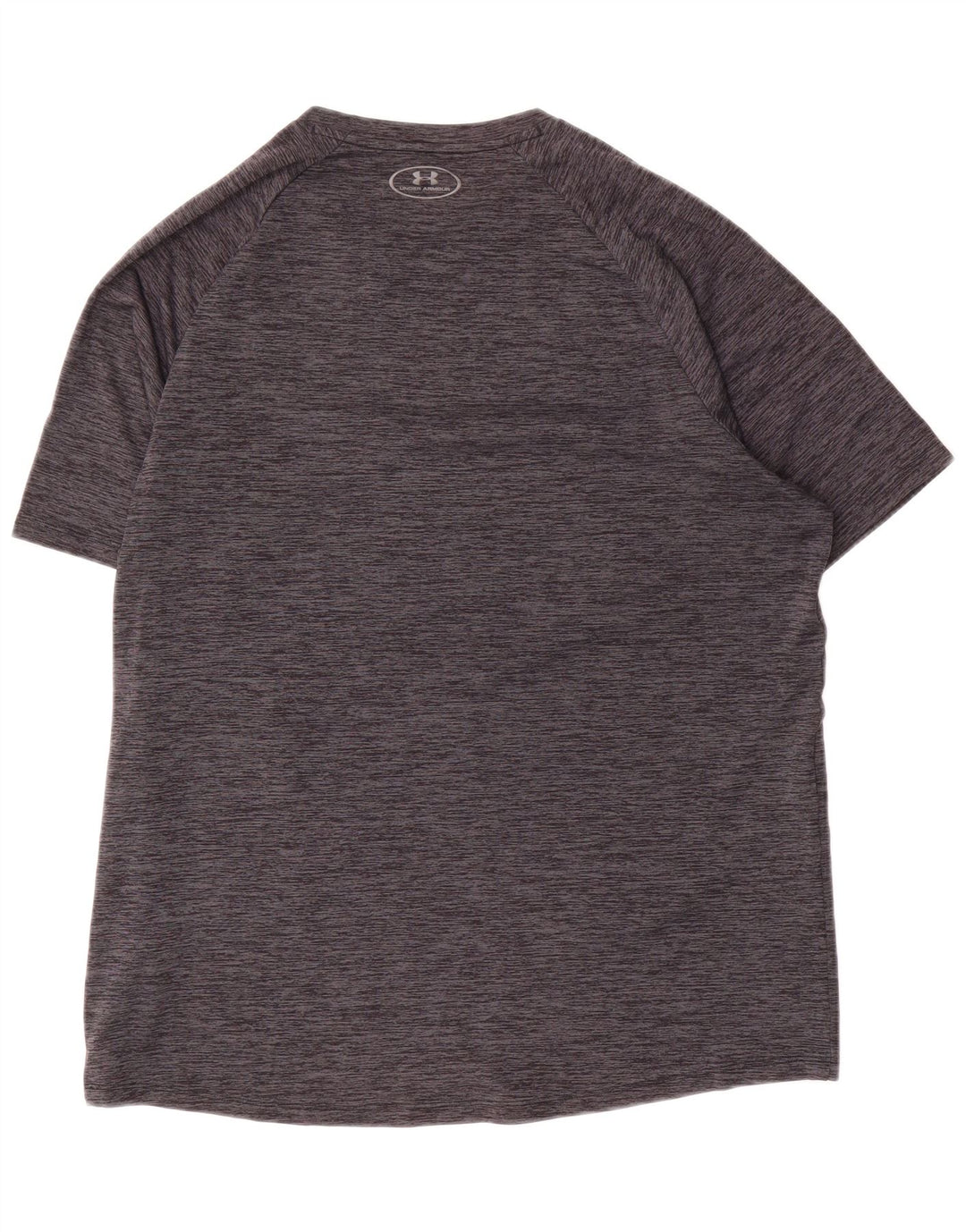Under Armour Camiseta masculina gráfica grande poliéster manchado cinza