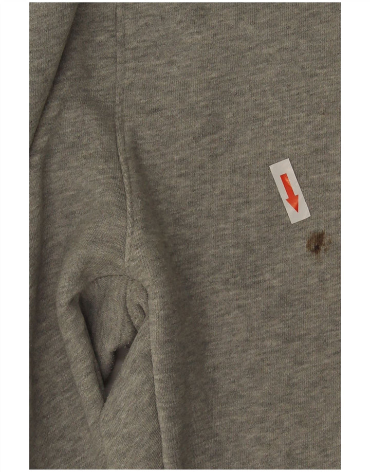 Calça de treino Nike masculina Graphic Cargo Joggers de algodão cinza médio