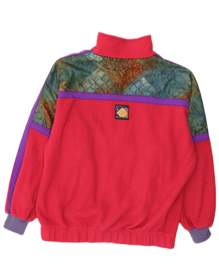 Jaqueta de lã masculina Santo Stefano UK 38 poliéster xadrez rosa médio