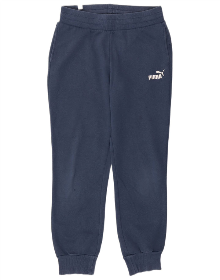 Calça de treino masculina Puma Joggers pequeno azul marinho