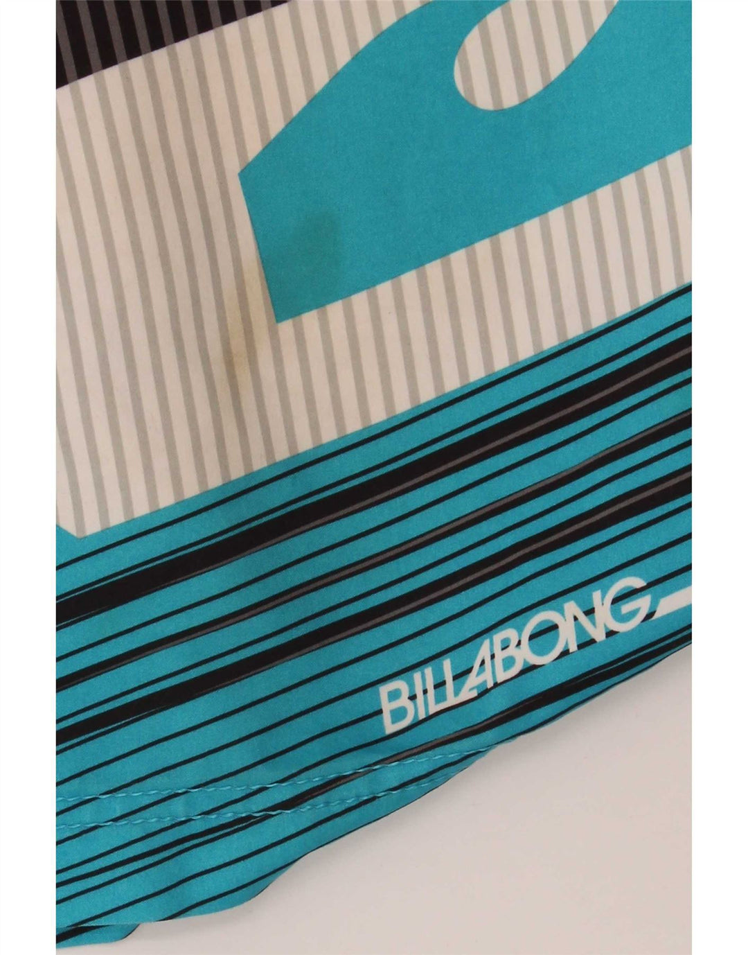 Billabong Mens Graphic Natação Shorts Médio Azul Colourblock Poliéster