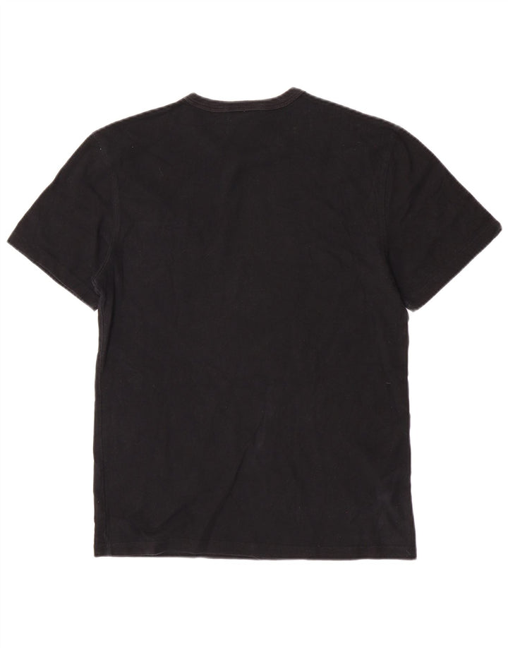 Camiseta Champion Masculina Heritage Top Pequeno Algodão Preto