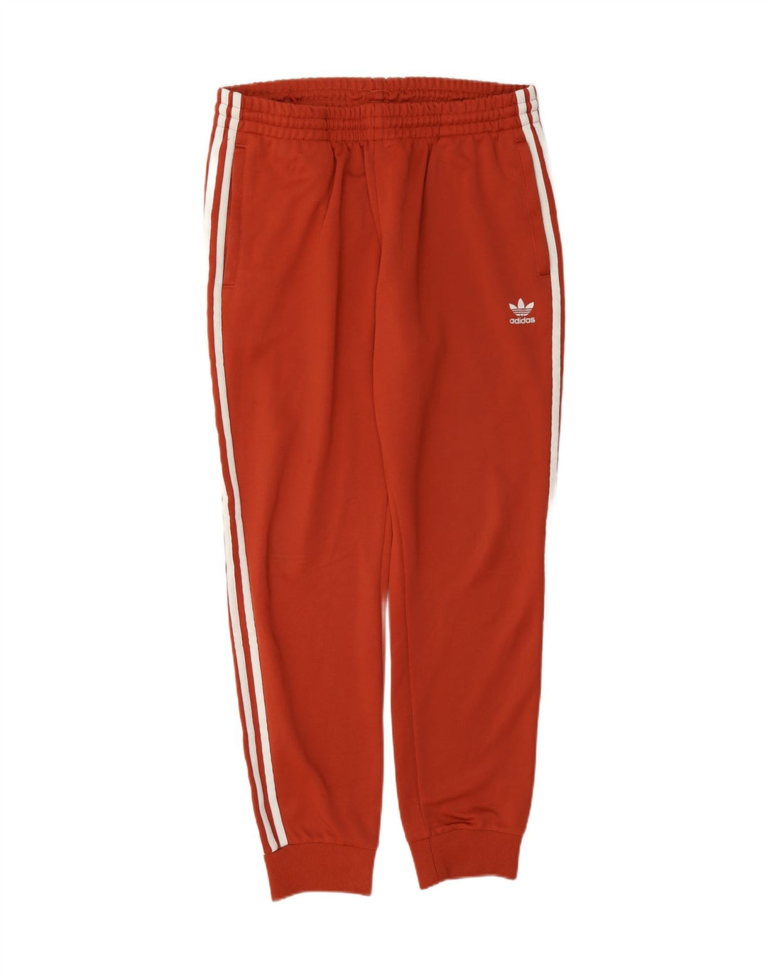Calça de treino masculina Adidas Joggers grande poliéster marrom
