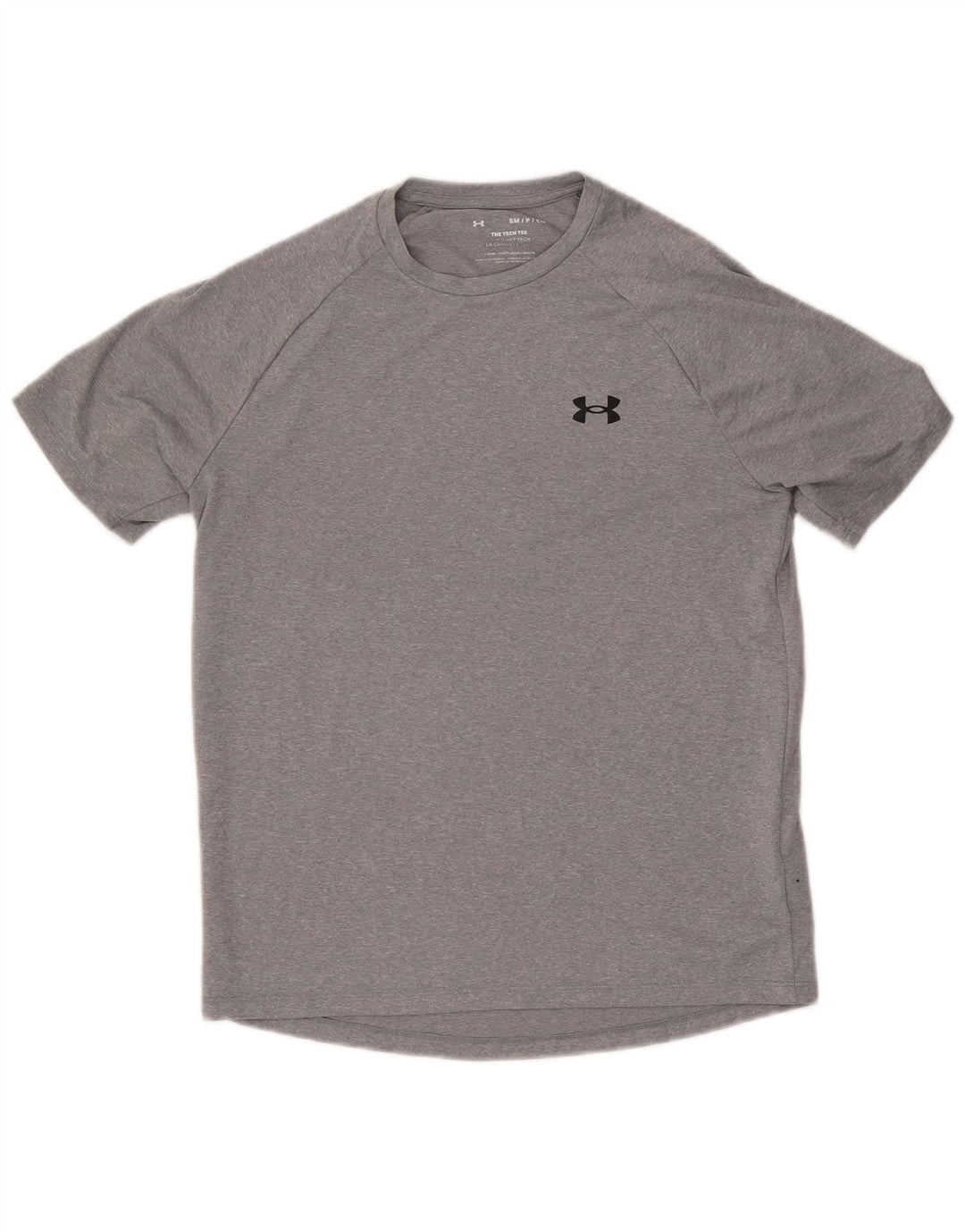 Camiseta masculina Under Armour pequena cinza poliéster