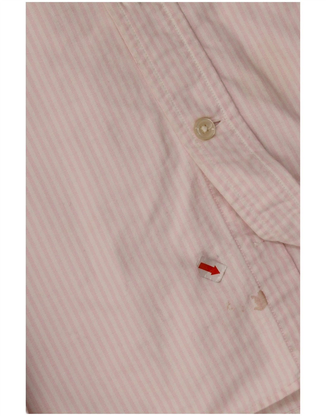 Camisa masculina GANT regular fit XL algodão listrado rosa