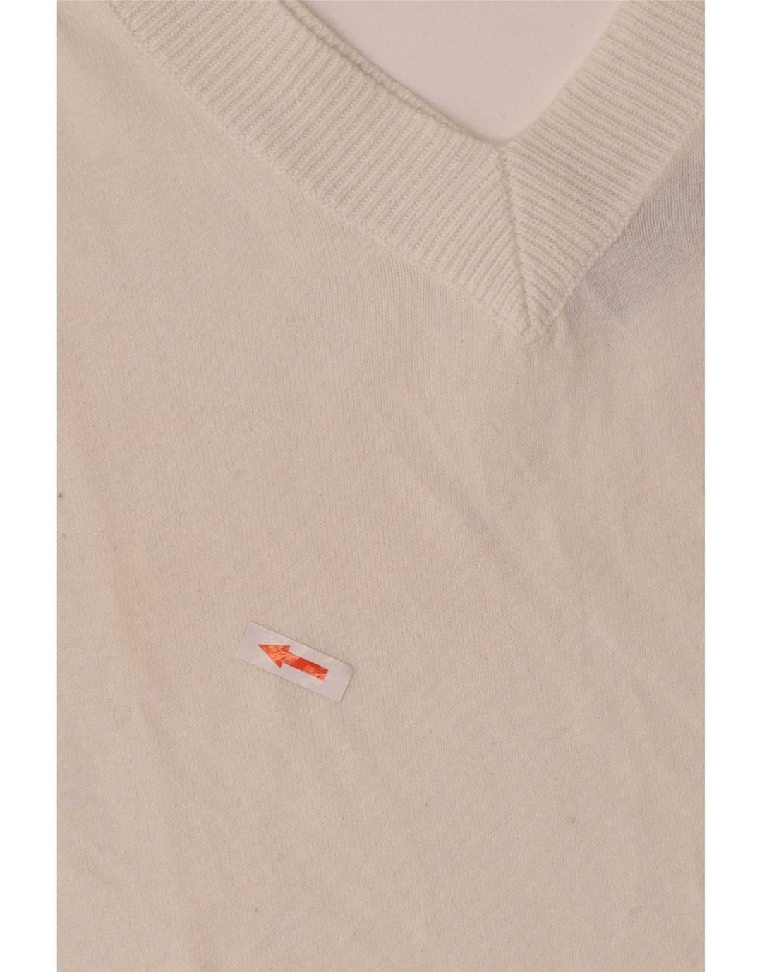 Blusa feminina Zara Top UK 14 grande algodão branco