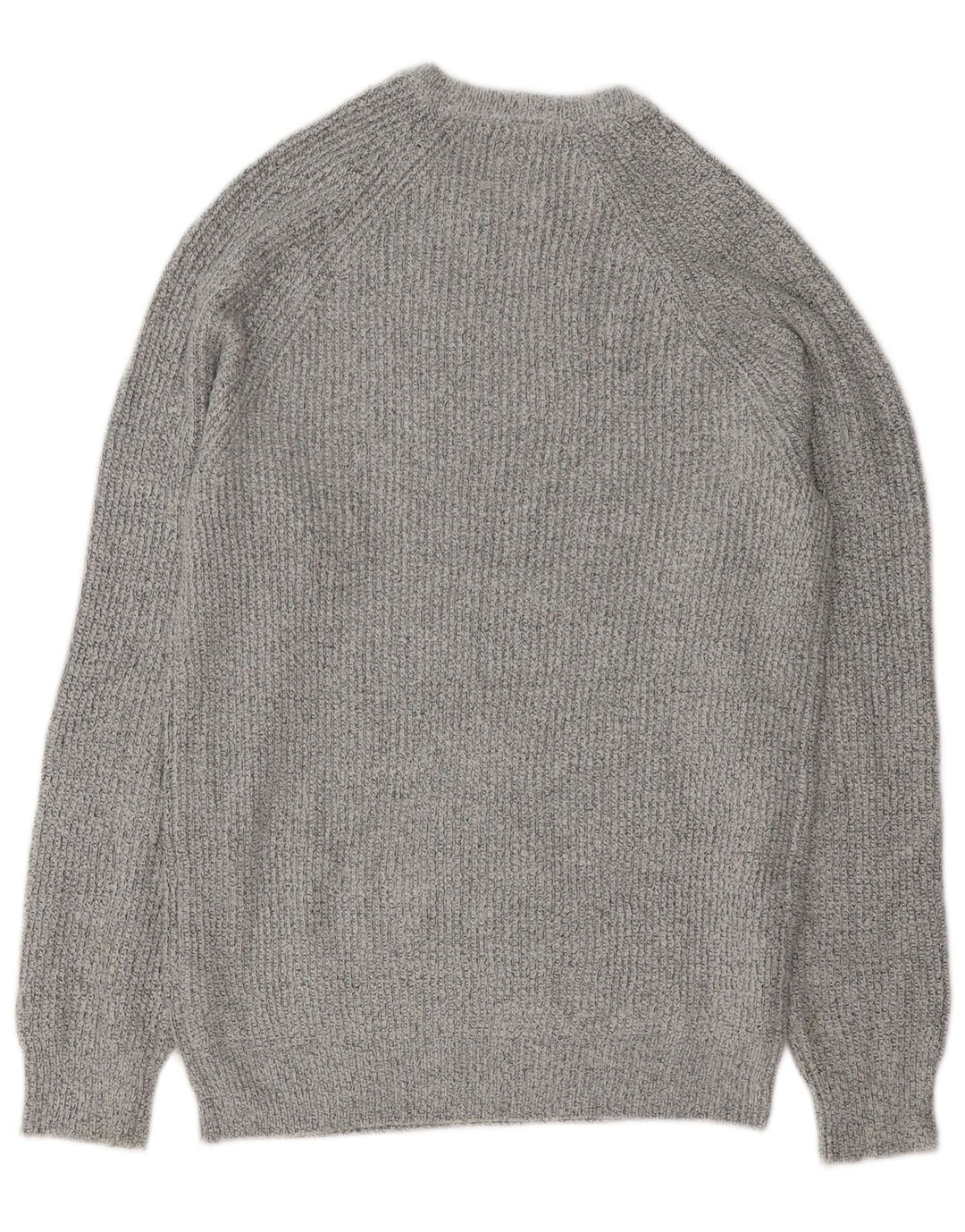Suéter masculino Marks & Spencer com gola redonda, pequeno cinza poliamida