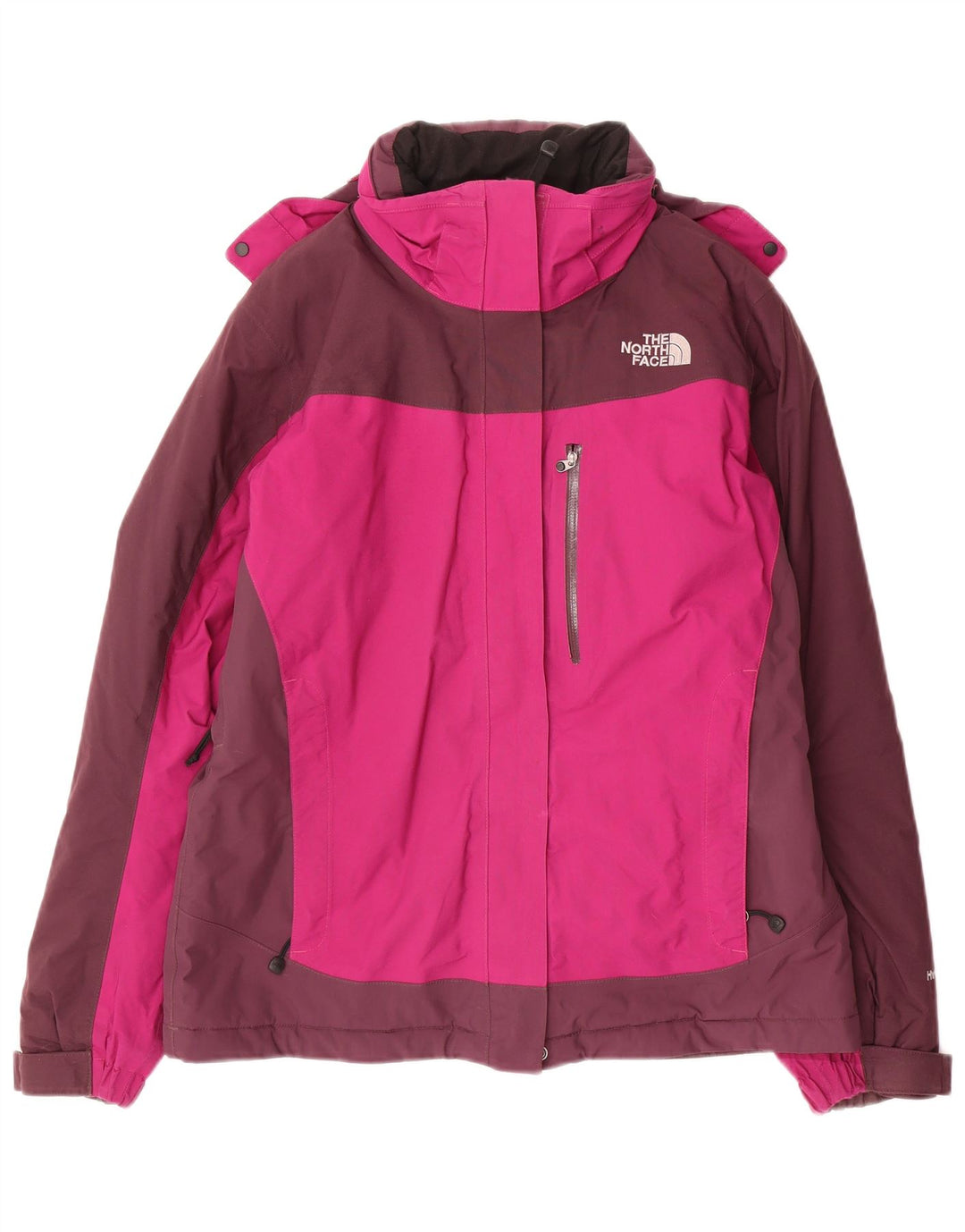 Jaqueta corta-vento feminina The North Face Reino Unido 14 bloco colorido rosa médio