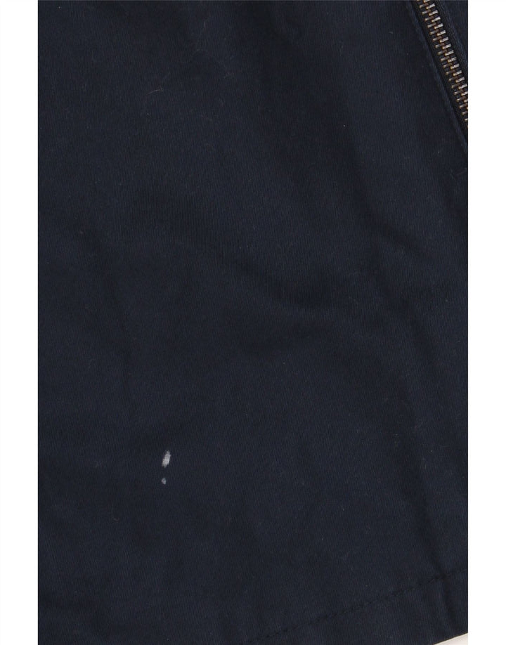 Jaqueta bomber masculina Marks & Spencer Autograph Reino Unido 42 XL azul marinho algodão