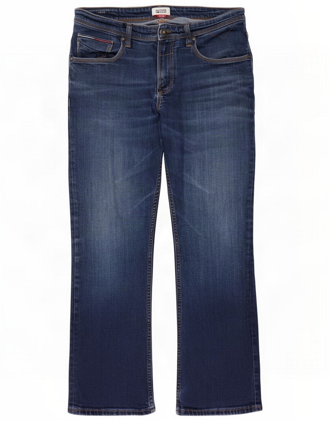 Tommy Hilfiger Mens Bootcut Jeans W34 L30 Azul
