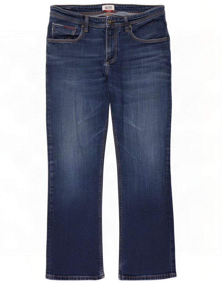 Tommy Hilfiger Mens Bootcut Jeans W34 L30 Azul