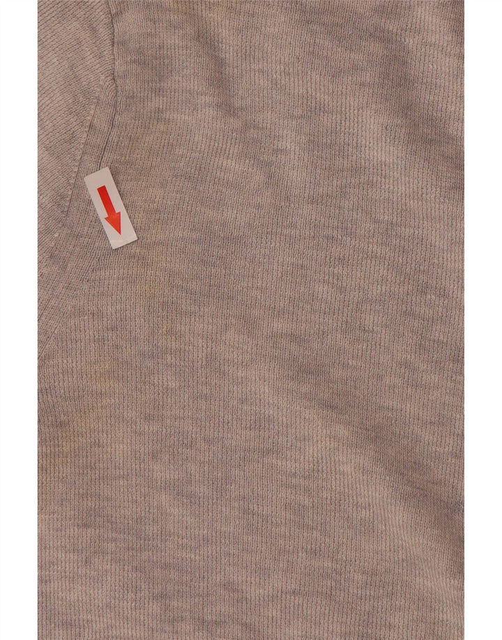 Suéter cardigã feminino oversized longline John Lewis Reino Unido 8 pequeno cinza