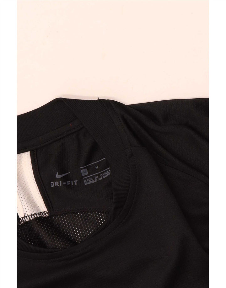 Nike Mens Dri Fit Tracksuit Top Médio Preto Colourblock
