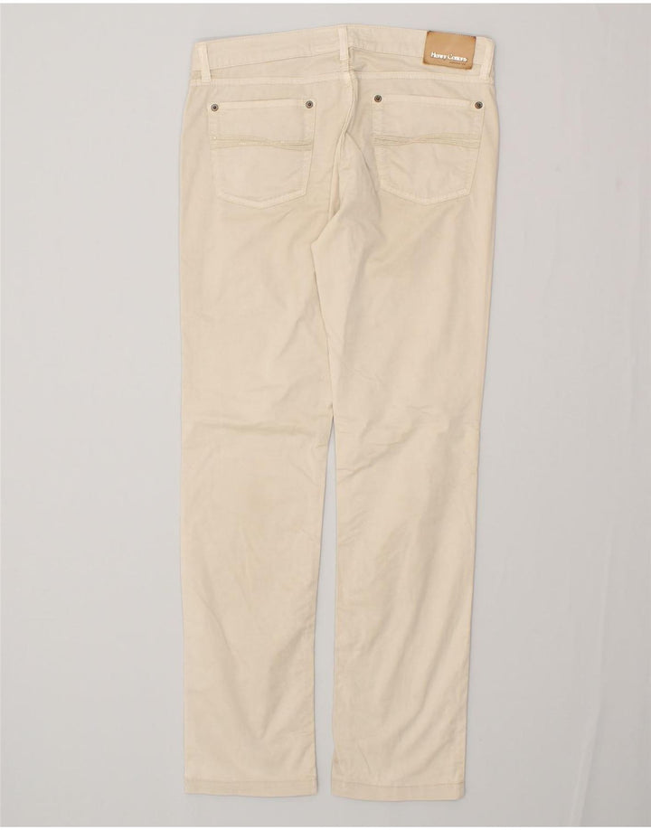 HENRY COTTONS Womens Straight Casual Trousers W29 L30 Off White Cotton | Vintage Henry Cottons | Thrift | Second-Hand Henry Cottons | Used Clothing | Messina Hembry 
