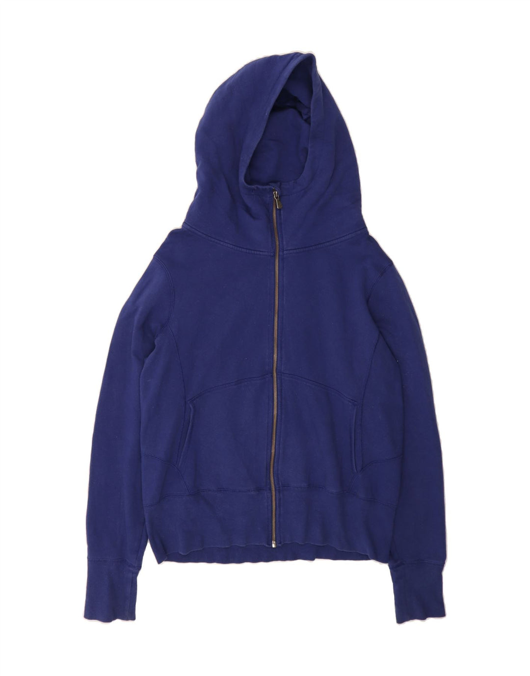 CHAMPION Womens Crop Zip Hoodie Sweater UK 18 XL Blue Cotton Vintage Champion and Second-Hand Champion from Messina Hembry 