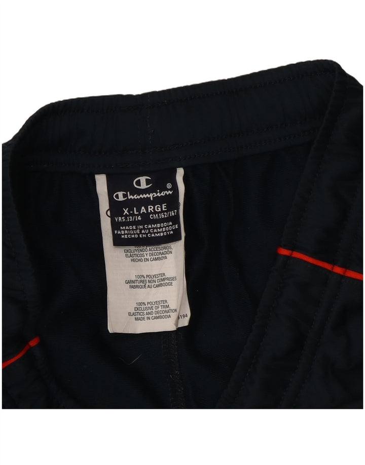 Calça de treino Champion Boys Joggers 13-14 Anos XL Azul Marinho Poliéster