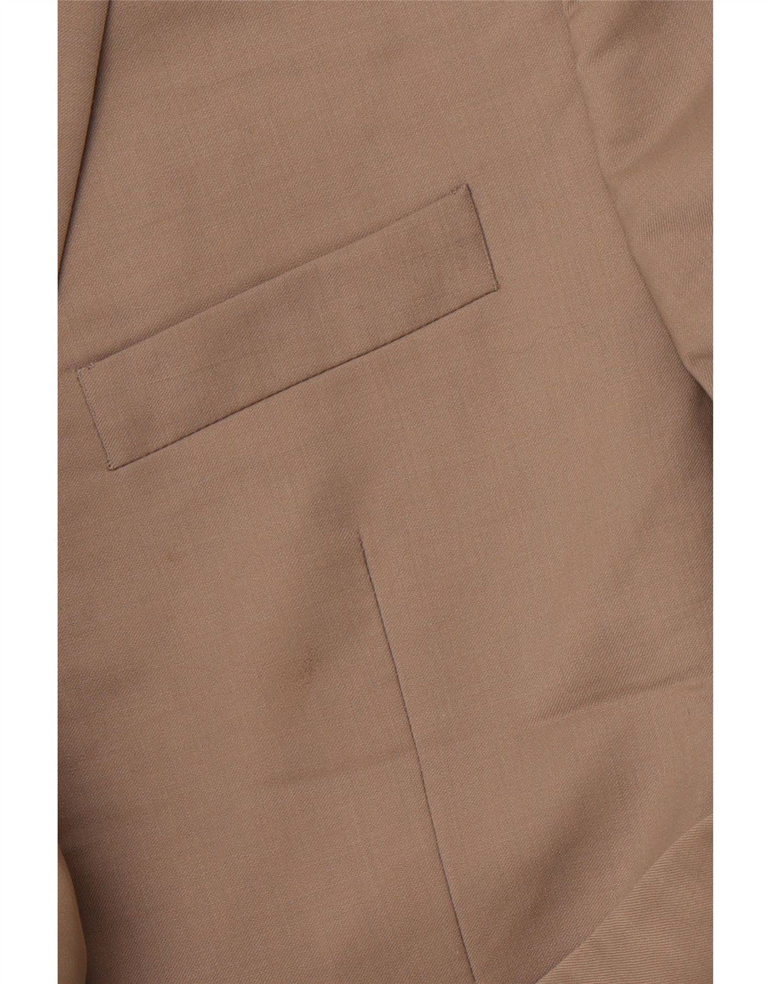 Jaqueta blazer masculina de 2 botões RALPH LAUREN Reino Unido 44 2XL lã bege