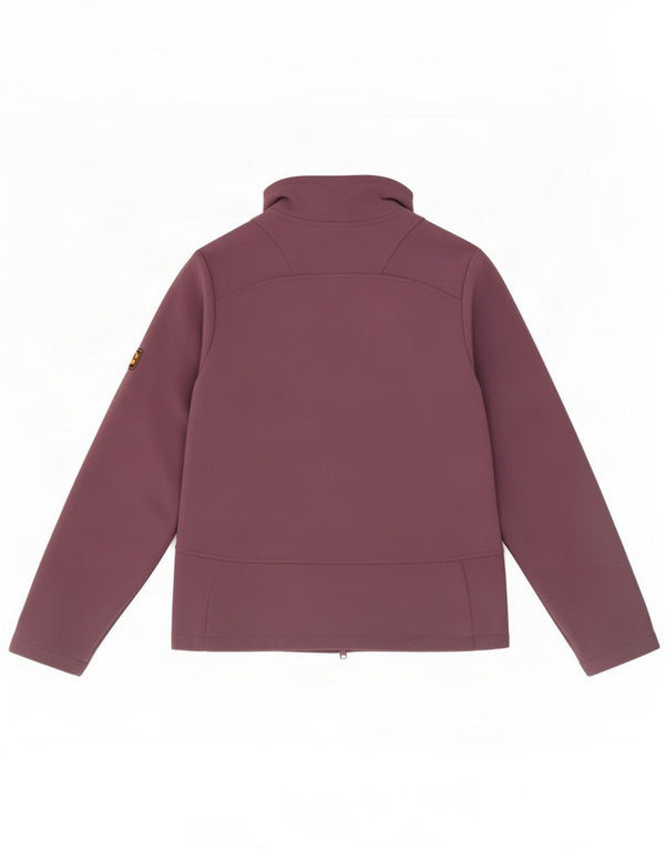 Jaqueta corta-vento feminina Jack Wolfskin Reino Unido 8 poliéster roxo pequeno
