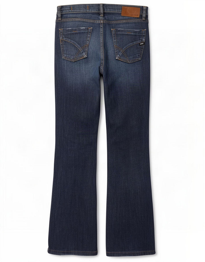 Gas Womens Bootcut Jeans W30 L31 Blue Cotton
