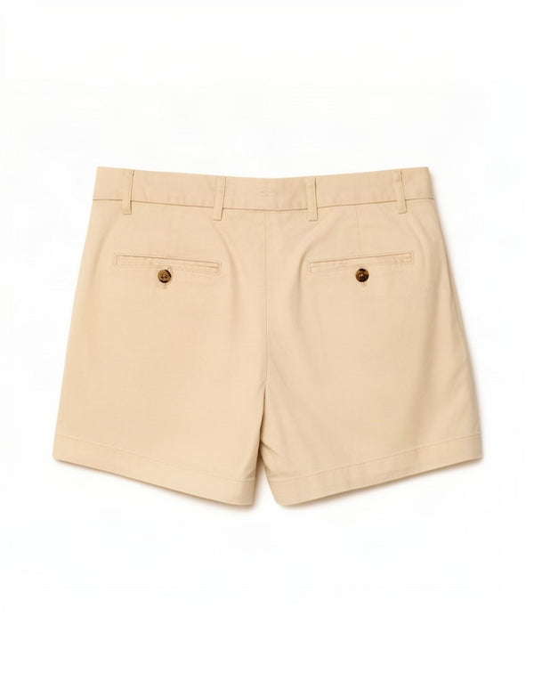 Zara Womens Chino Shorts EU 38 Pequeno W28 Branco