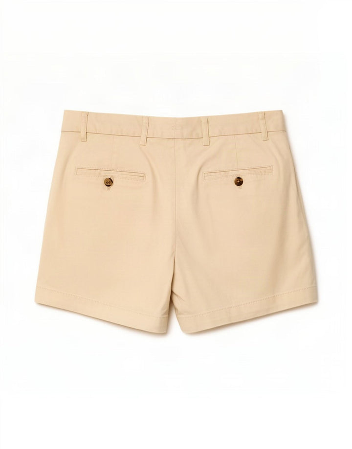 Zara Womens Chino Shorts EU 38 Pequeno W28 Branco