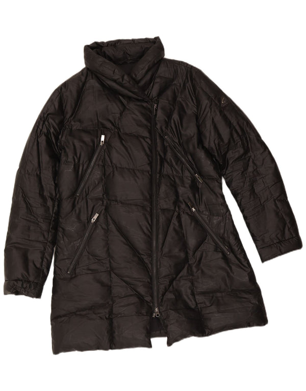 Casaco acolchoado feminino Hogan IT 48 XL poliéster preto