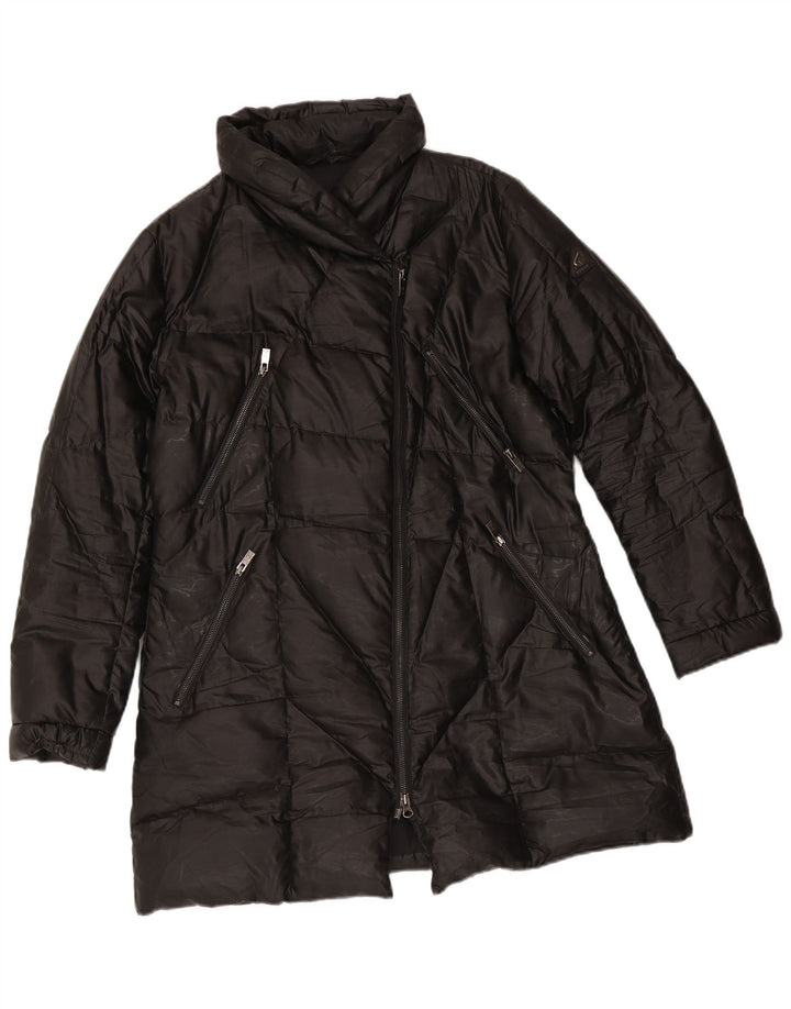 Casaco acolchoado feminino Hogan IT 48 XL poliéster preto