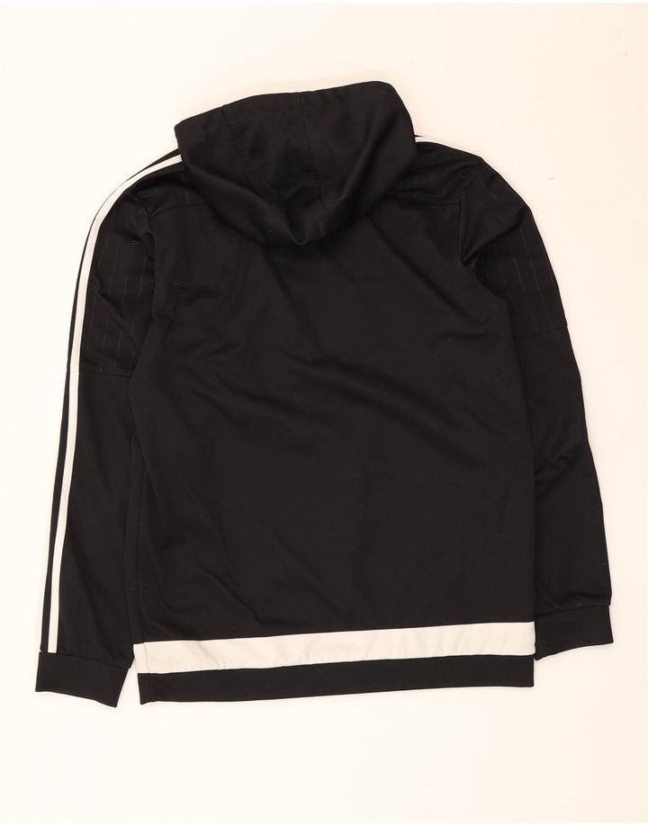 Adidas masculino gráfico moletom com capuz médio preto colorblock poliéster