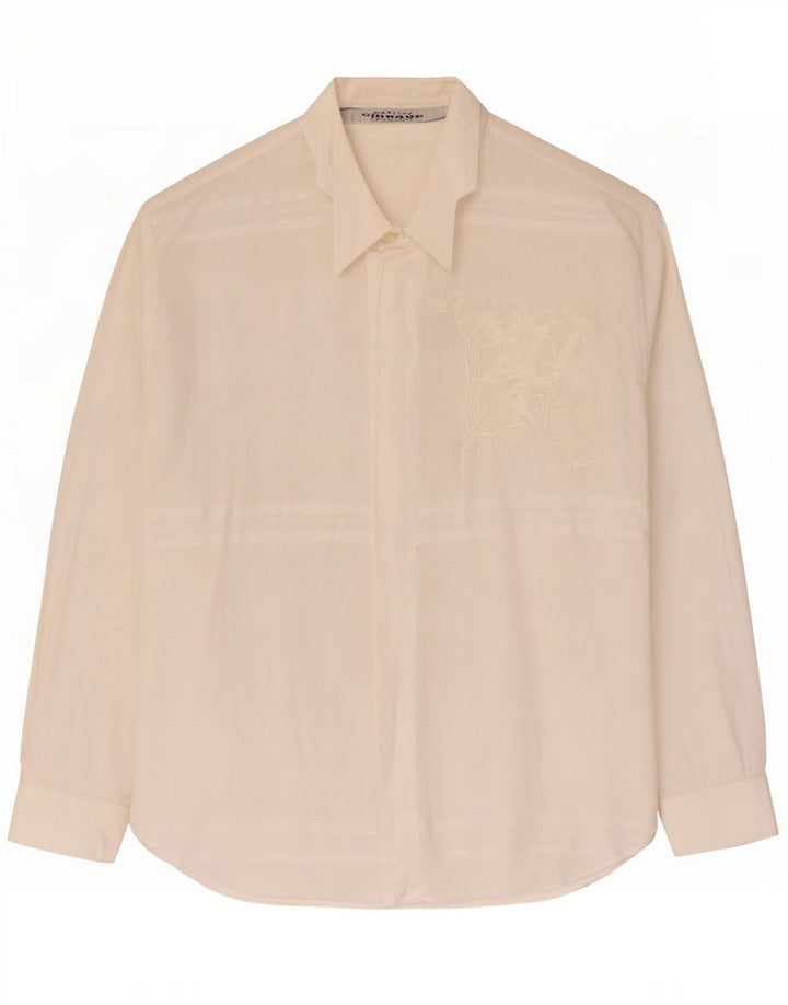 Camisa masculina vintage XL branca