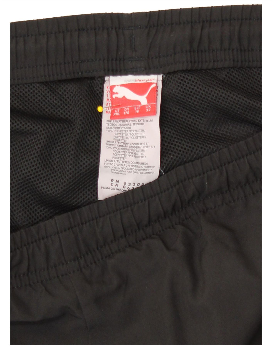 Calças de treino Puma Boys Joggers 15-16 anos preto poliéster