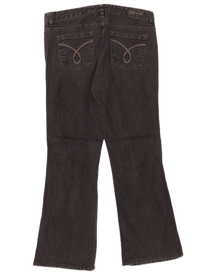 Calça jeans feminina CALVIN KLEIN Ultimate Bootcut W31 L28 algodão preto