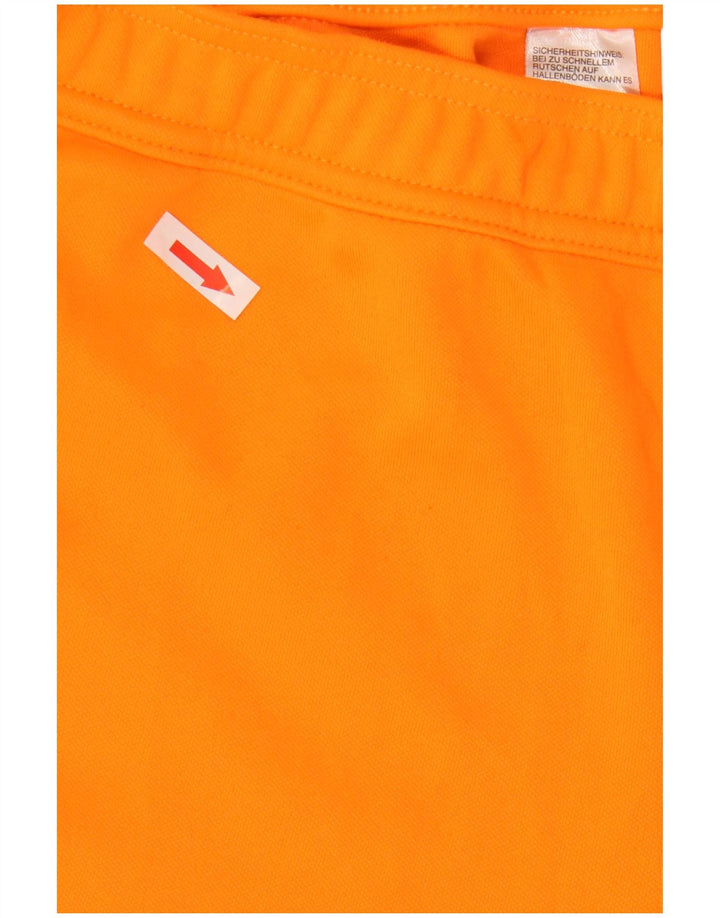 ADIDAS Mens Climalite Calças de treino XL Laranja Colourblock Poliéster