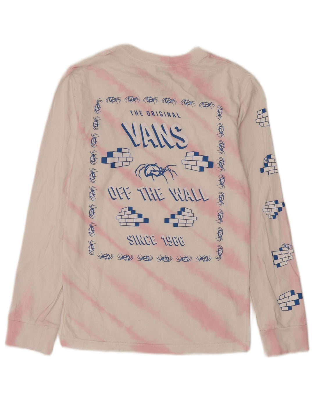 Vans Masculino Premium Top Manga Longa XS Branco Tie Dye Algodão