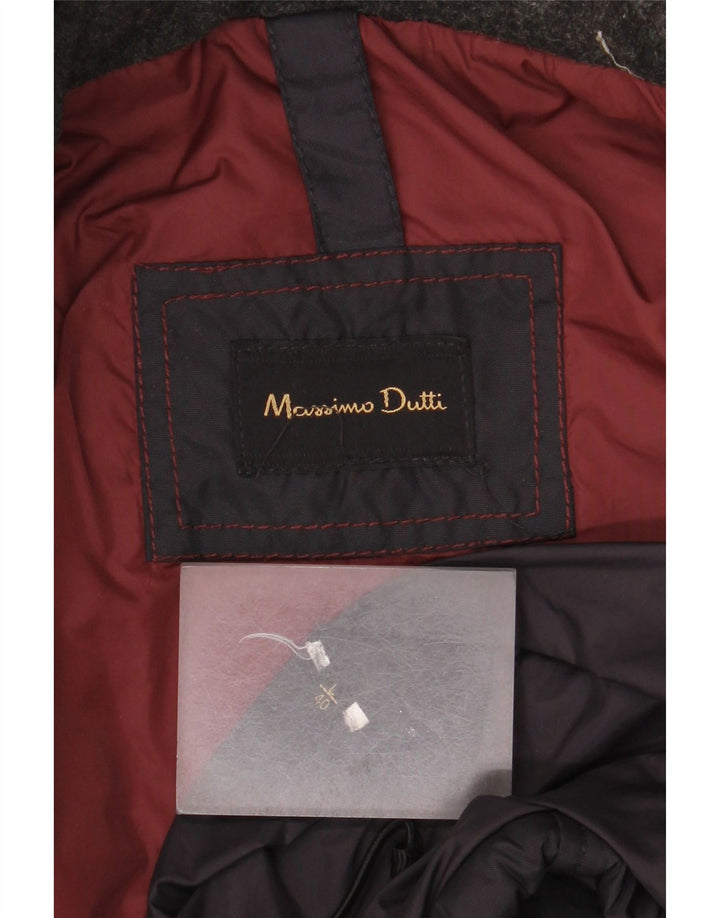 Jaqueta acolchoada masculina Massimo Dutti UK 40 grande preta