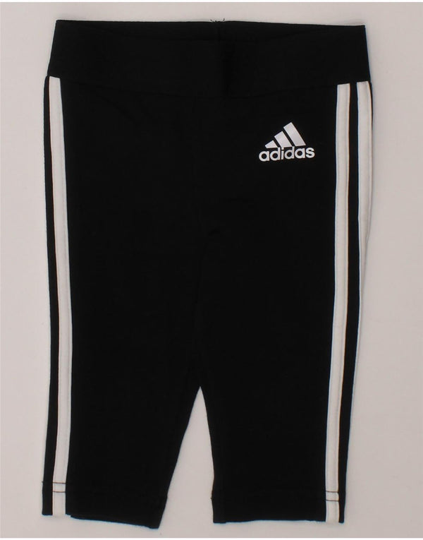 Calças de treino ADIDAS para bebé menino 3-6 meses algodão preto