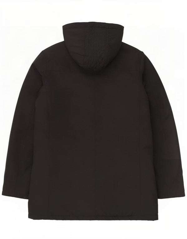 Casaco Parka com Capuz Guess Boys 13-14 Anos 2XL Preto Poliamida